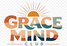 Logo of Grace Mind Club with a colorful design featuring a sun and text.